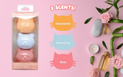 NekoMote Bath Ball Gift Set - Miniature Toy Shelf Pick