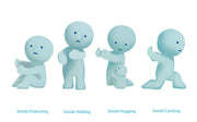 SMISKI Toothbrush Stands - Artistic Figure Highlight