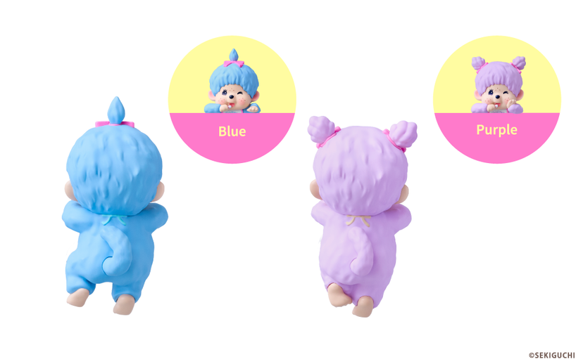 HIPPERS Monchhichi COLORS: Wink Series - Gallery Shelf Companion