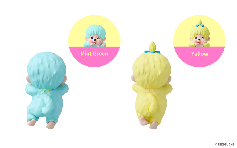 HIPPERS Monchhichi COLORS: Wink Series - Gallery Shelf Companion
