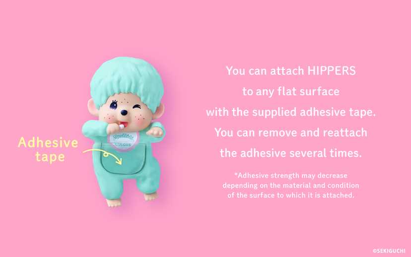 HIPPERS Monchhichi COLORS: Wink Series - Shelf Series Highlight
