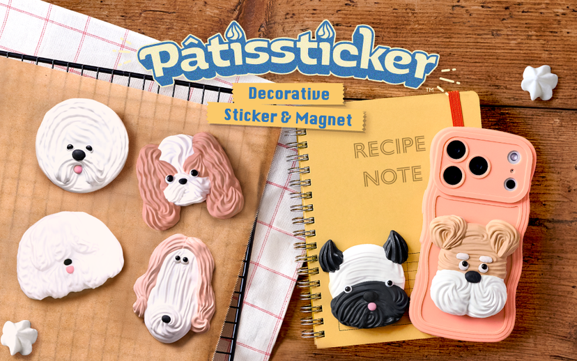Pâtissticker Meringue Dogs Series - Giftable Series Highlight
