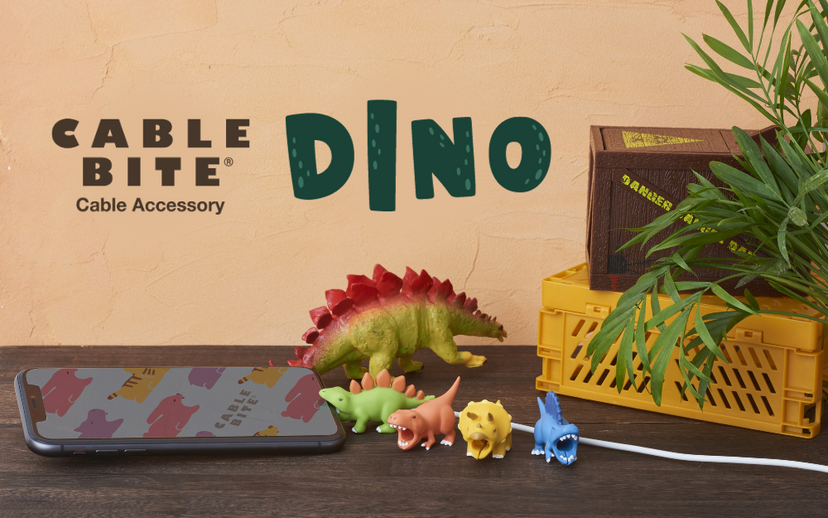 CABLE BITE Dino - Cozy Character Display Pick