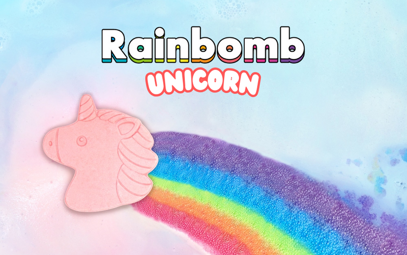 Rainbomb Unicorn - Miniature Shelf Companion