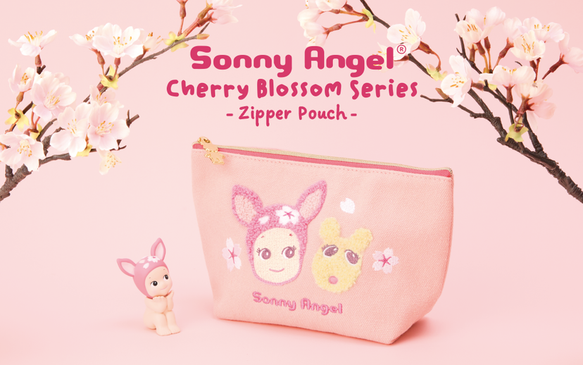 Cherry Blossom Series Zipper Pouch - Treasured Pocket Companion