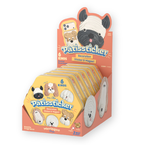 Pâtissticker Meringue Dogs Series - Giftable Series Highlight